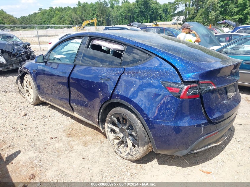 VIN 7SAYGDEE2PF607672 2023 TESLA MODEL Y AWD/LONG RANGE DUAL MOTOR ALL-WHEEL DRIVE