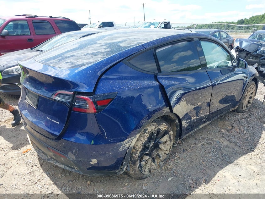 VIN 7SAYGDEE2PF607672 2023 TESLA MODEL Y AWD/LONG RANGE DUAL MOTOR ALL-WHEEL DRIVE