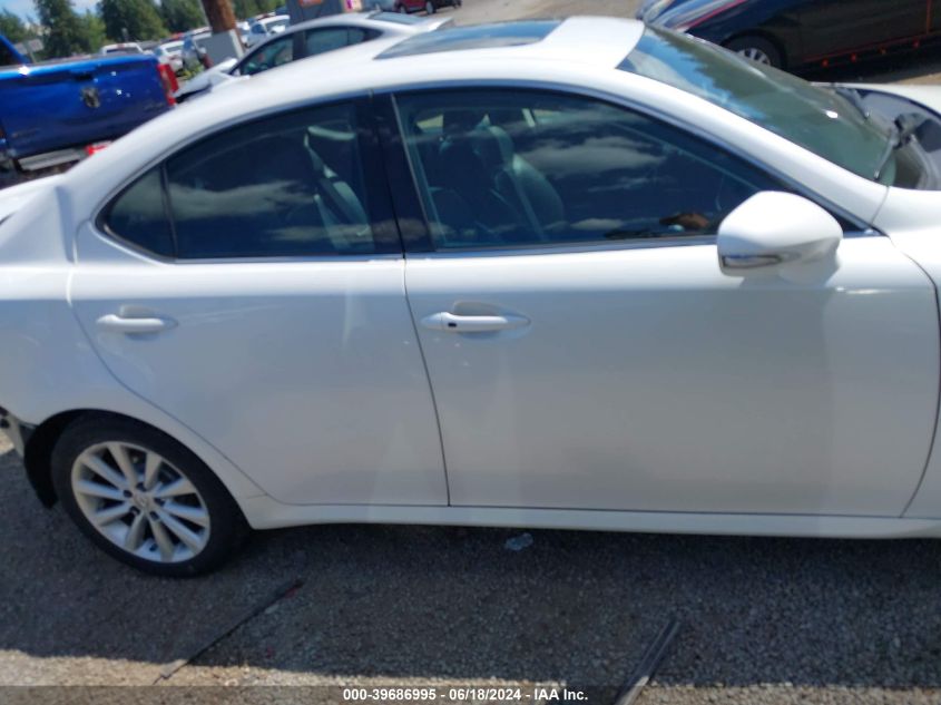 2009 Lexus Is 250 VIN: JTHBK262X95088092 Lot: 39686995