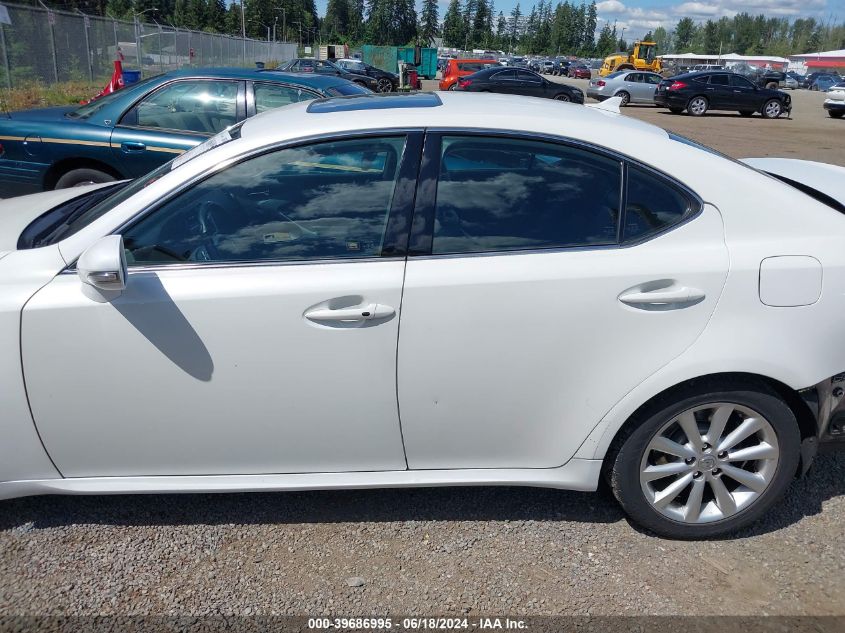 2009 Lexus Is 250 VIN: JTHBK262X95088092 Lot: 39686995