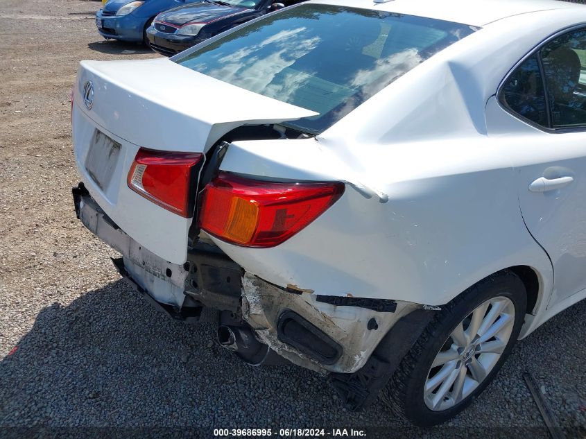 2009 Lexus Is 250 VIN: JTHBK262X95088092 Lot: 39686995