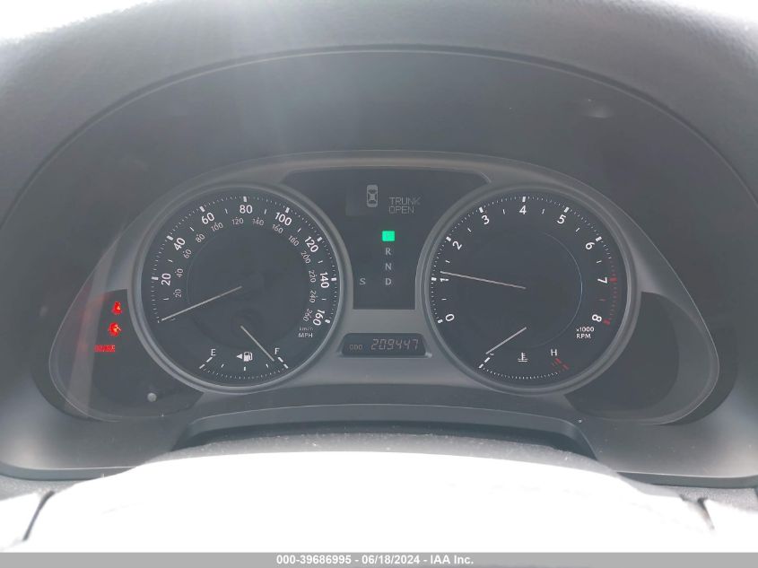 2009 Lexus Is 250 VIN: JTHBK262X95088092 Lot: 39686995