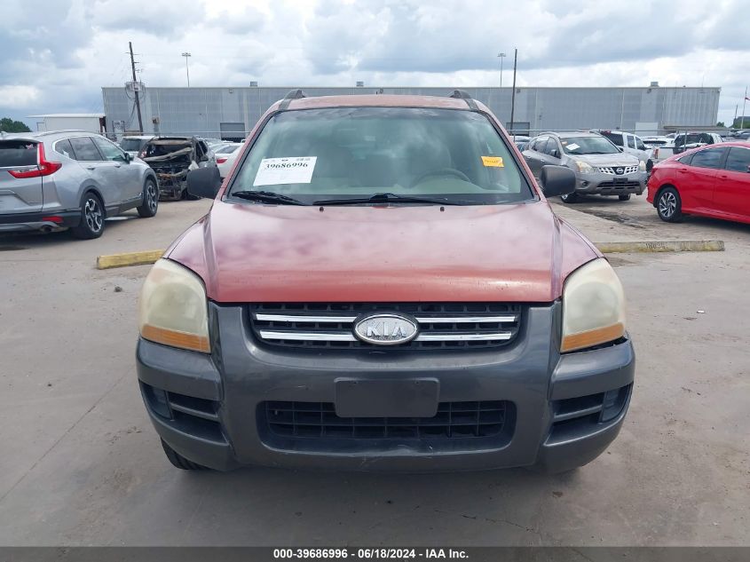 2007 Kia Sportage Lx VIN: KNDJF724877379164 Lot: 39686996