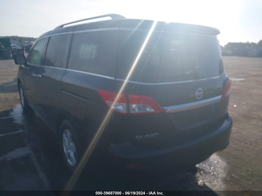 2017 Nissan Quest Sv VIN: JN8AE2KP2H9169315 Lot: 39687000