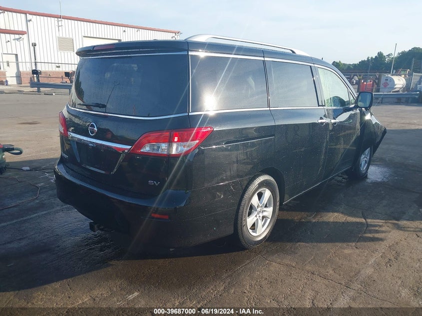 2017 Nissan Quest Sv VIN: JN8AE2KP2H9169315 Lot: 39687000