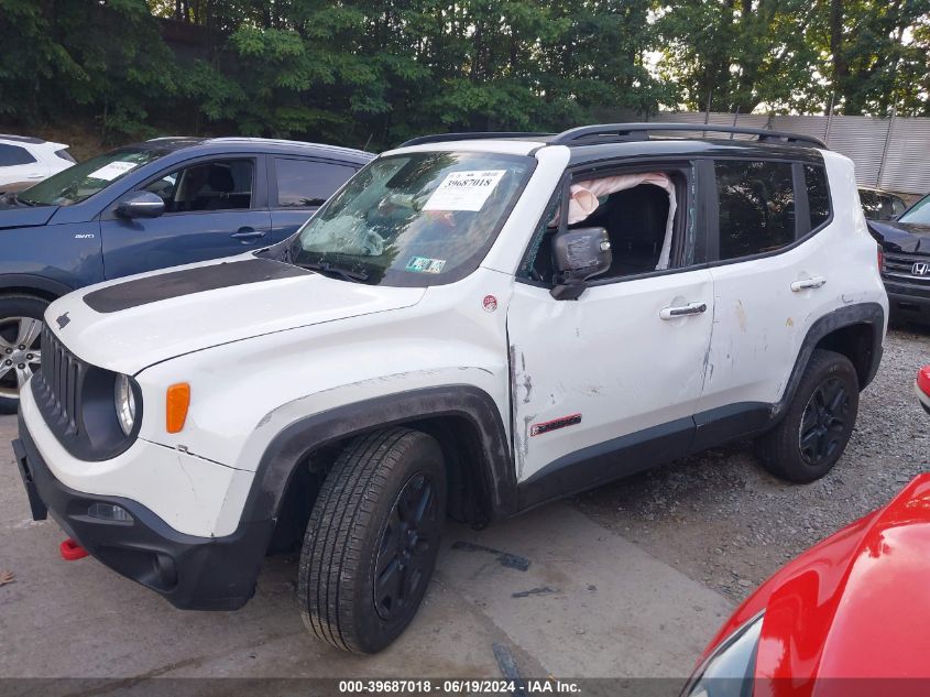 2018 Jeep Renegade Trailhawk VIN: ZACCJBCB0JPG86801 Lot: 39687018