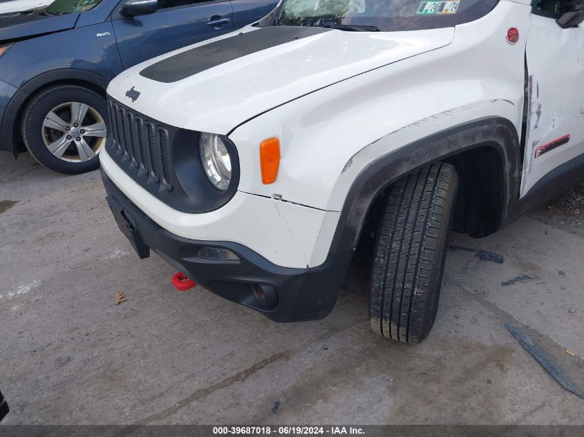 2018 Jeep Renegade Trailhawk VIN: ZACCJBCB0JPG86801 Lot: 39687018