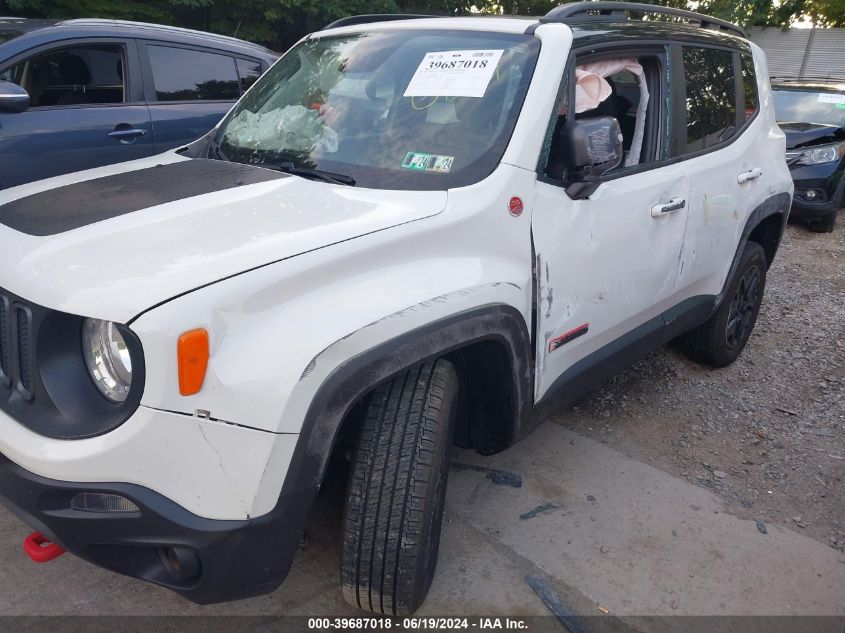 2018 Jeep Renegade Trailhawk VIN: ZACCJBCB0JPG86801 Lot: 39687018
