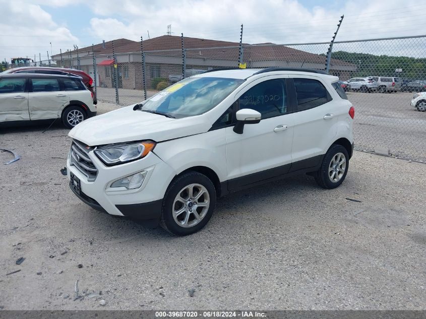 2018 Ford Ecosport Se VIN: MAJ6P1UL9JC182576 Lot: 39687020