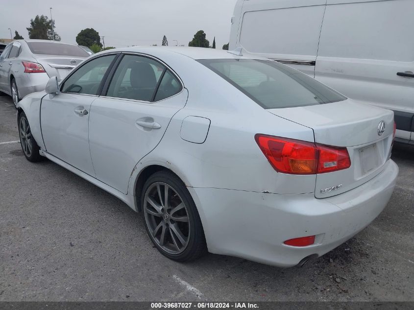 2008 Lexus Is 250 VIN: JTHBK262682064968 Lot: 39687027