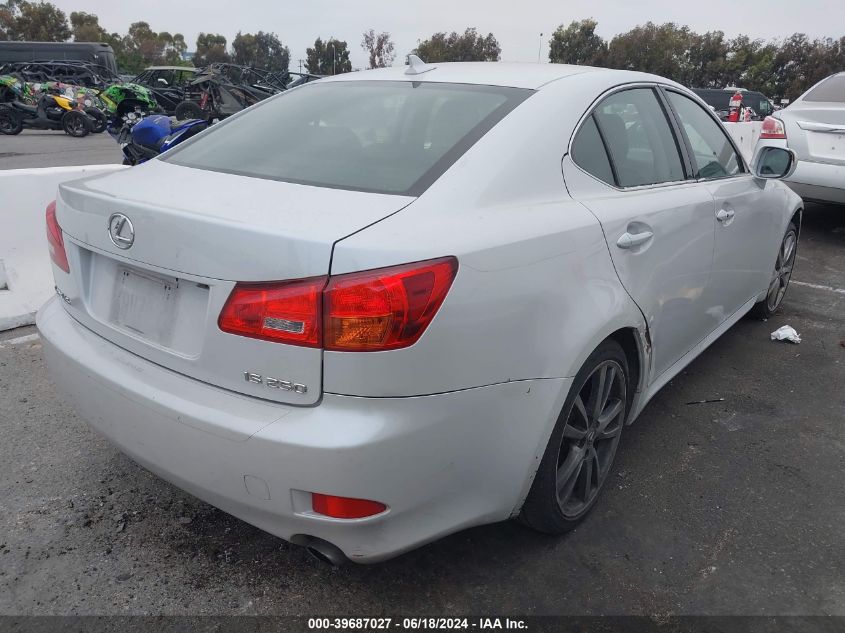 2008 Lexus Is 250 VIN: JTHBK262682064968 Lot: 39687027