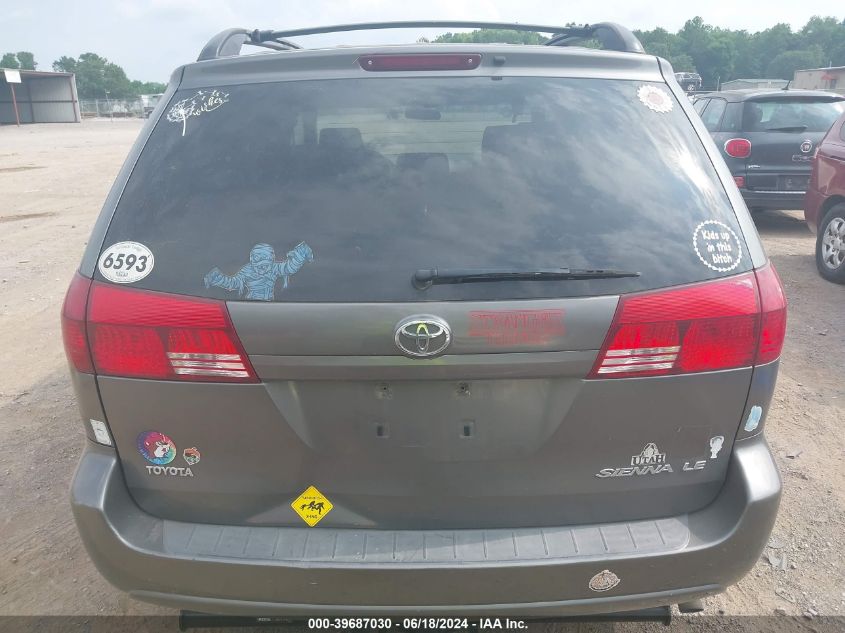 2005 Toyota Sienna Le VIN: 5TDZA23C95S334487 Lot: 39687030