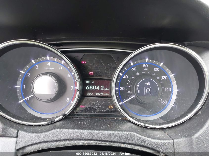 2013 Hyundai Sonata Gls VIN: 5NPEB4AC0DH735571 Lot: 39687032