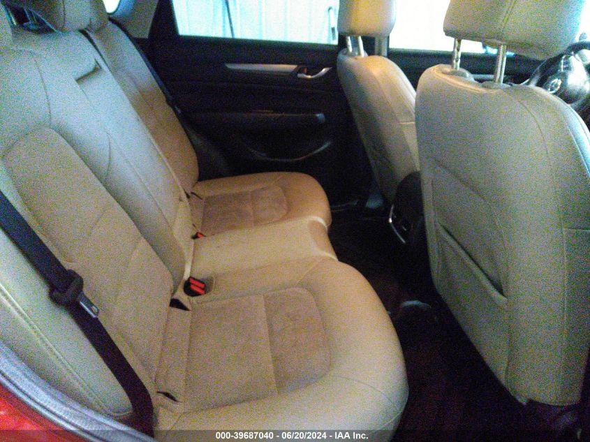 2018 Mazda Cx-5 Touring VIN: JM3KFACM2J1468942 Lot: 39687040