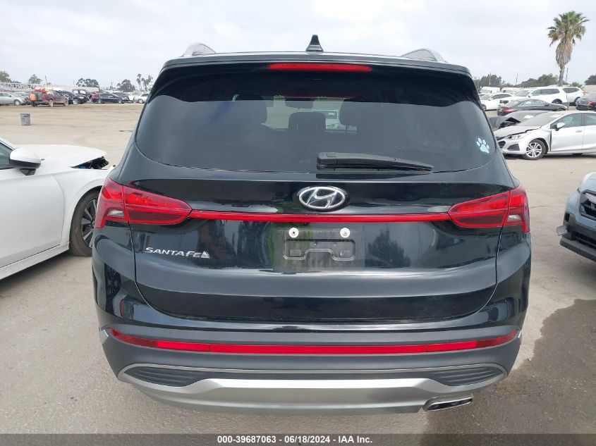 2022 Hyundai Santa Fe Sel VIN: 5NMS24AJ1NH440723 Lot: 39687063