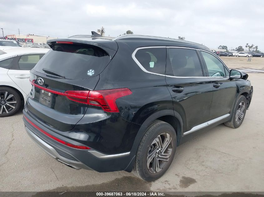 2022 Hyundai Santa Fe Sel VIN: 5NMS24AJ1NH440723 Lot: 39687063