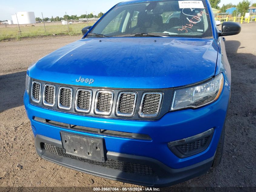 2021 Jeep Compass Sport 4X4 VIN: 3C4NJDAB1MT583942 Lot: 39687064