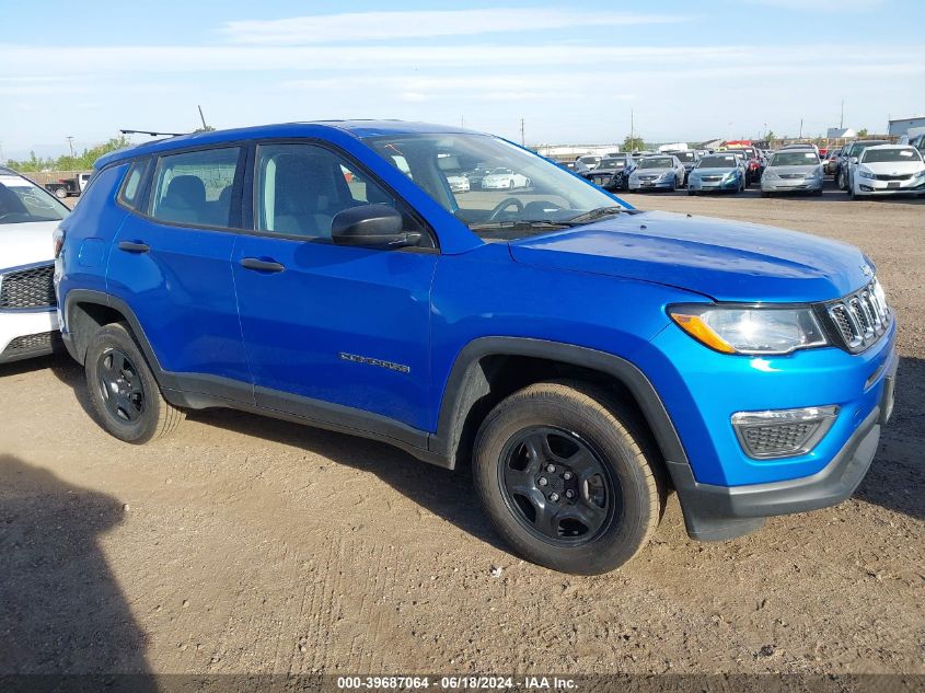 2021 Jeep Compass Sport 4X4 VIN: 3C4NJDAB1MT583942 Lot: 39687064