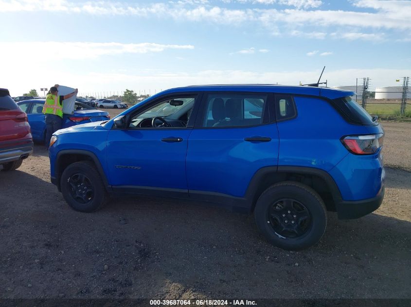 2021 Jeep Compass Sport 4X4 VIN: 3C4NJDAB1MT583942 Lot: 39687064