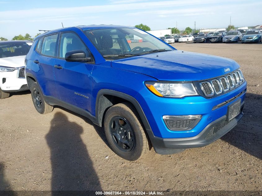 2021 Jeep Compass Sport 4X4 VIN: 3C4NJDAB1MT583942 Lot: 39687064