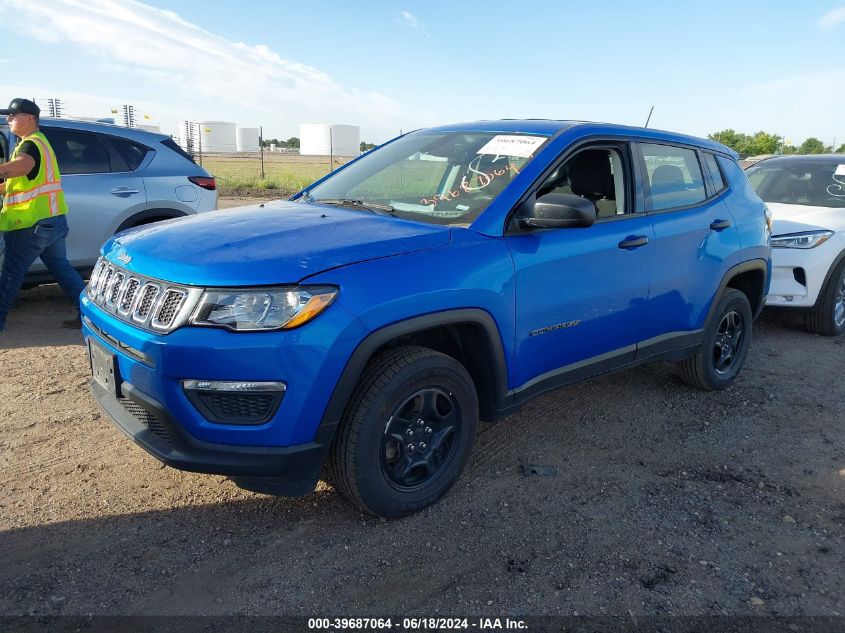 2021 Jeep Compass Sport 4X4 VIN: 3C4NJDAB1MT583942 Lot: 39687064