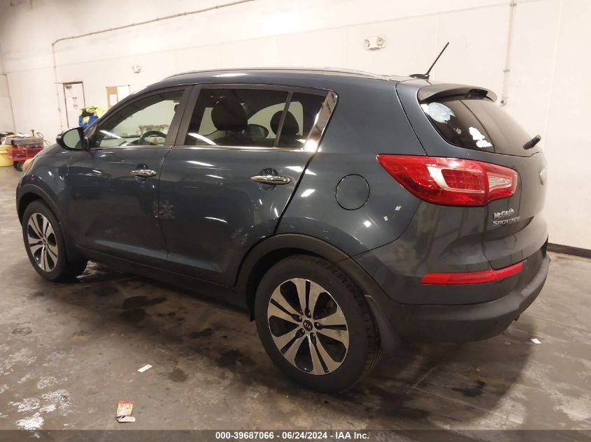 2013 Kia Sportage Ex VIN: KNDPC3A20D7419437 Lot: 39687066