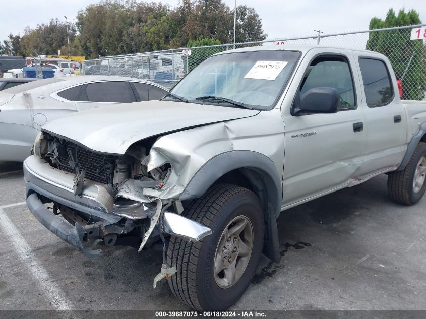 2004 Toyota Tacoma Prerunner V6 VIN: 5TEGN92N54Z325147 Lot: 39687075