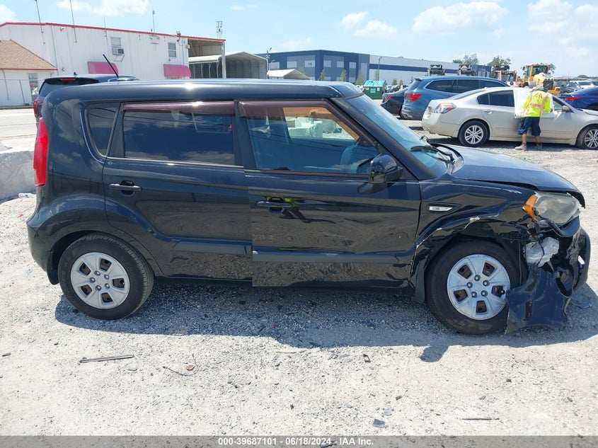2013 Kia Soul VIN: KNDJT2A57D7603848 Lot: 39687101