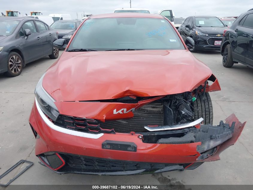 2022 Kia Forte Gt Line VIN: 3KPF54AD8NE432578 Lot: 39687102