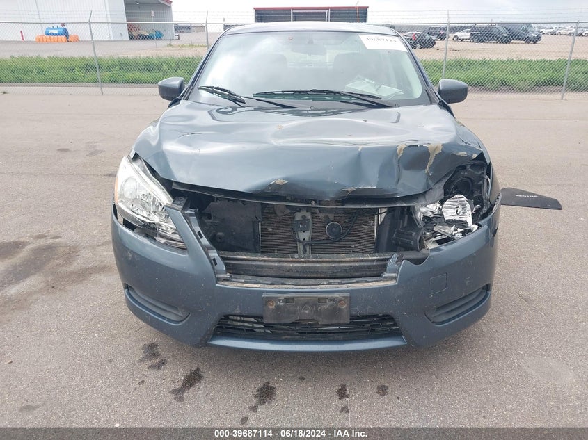 2013 Nissan Sentra Sv VIN: 3N1AB7AP1DL651961 Lot: 39687114