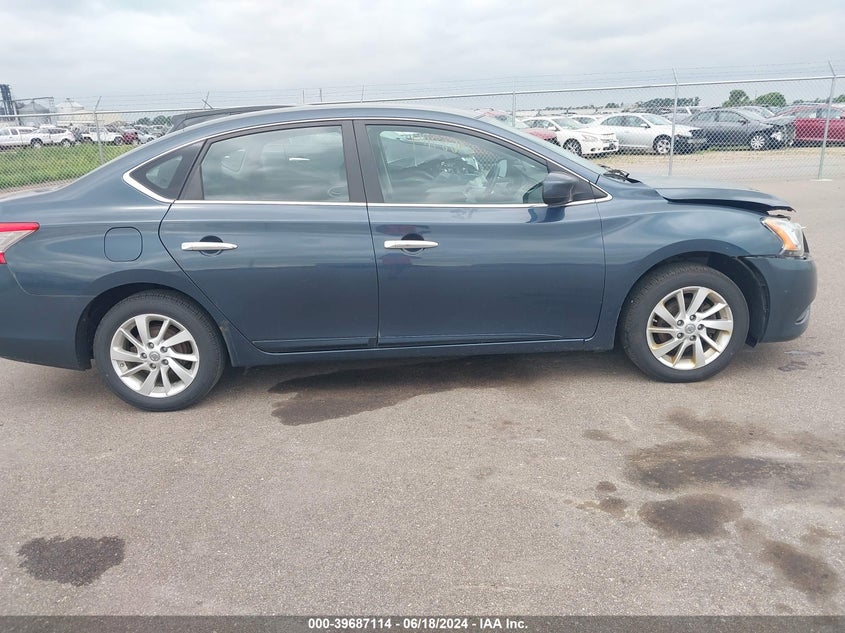 2013 Nissan Sentra Sv VIN: 3N1AB7AP1DL651961 Lot: 39687114