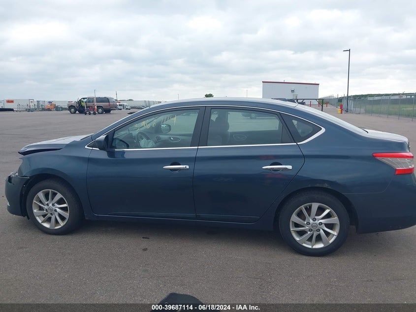2013 Nissan Sentra Sv VIN: 3N1AB7AP1DL651961 Lot: 39687114