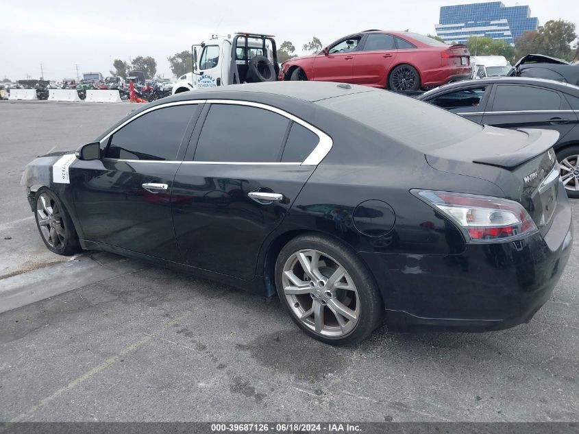 2012 Nissan Maxima 3.5 Sv VIN: 1N4AA5AP6CC841582 Lot: 39687126