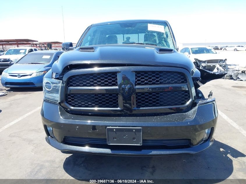 2017 Ram 1500 Night 4X4 5'7 Box VIN: 1C6RR7MT7HS600435 Lot: 39687136