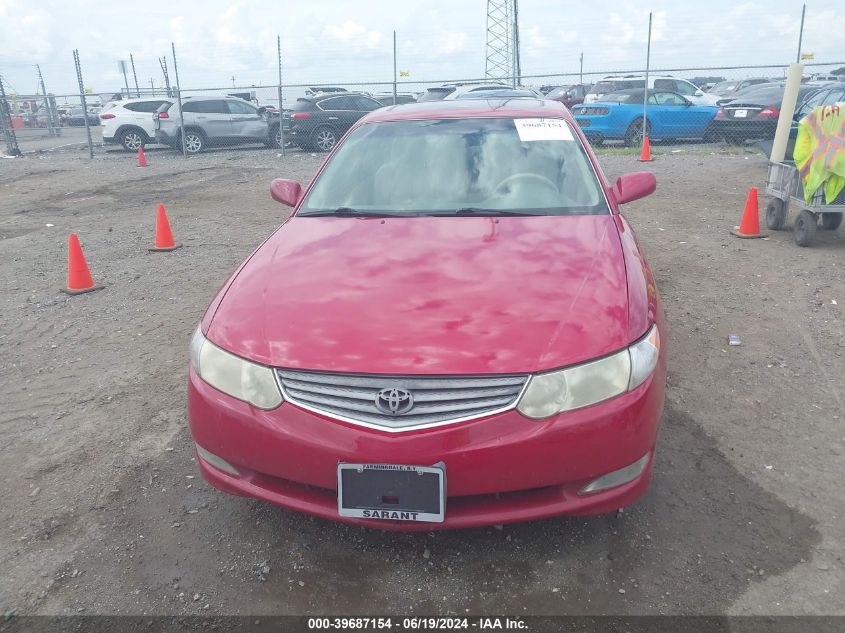 2002 Toyota Camry Solara Sle V6 VIN: 2T1CF28P22C600195 Lot: 39687154