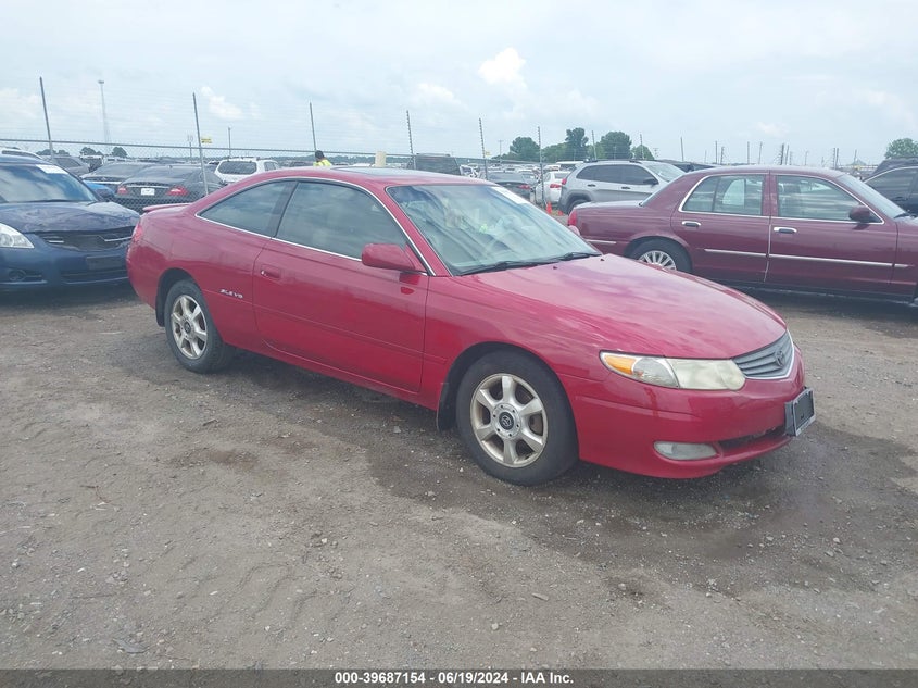 2002 Toyota Camry Solara Sle V6 VIN: 2T1CF28P22C600195 Lot: 39687154