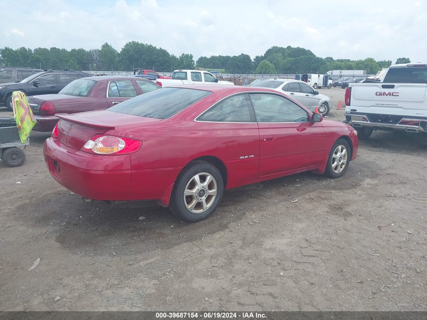 2002 Toyota Camry Solara Sle V6 VIN: 2T1CF28P22C600195 Lot: 39687154