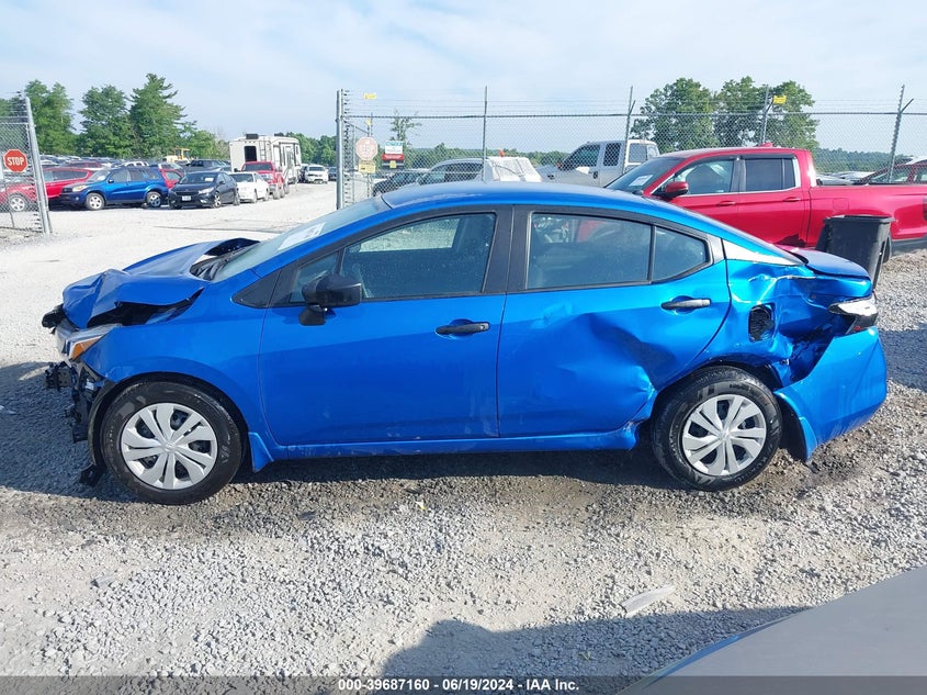 2024 Nissan Versa 1.6 S VIN: 3N1CN8DV0RL873477 Lot: 39687160