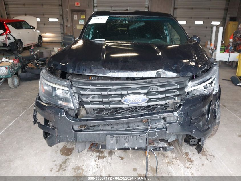 2017 Ford Explorer Police Interceptor VIN: 1FM5K8AR1HGB22831 Lot: 39687172