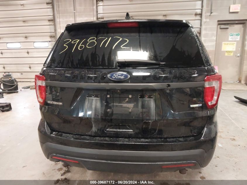 2017 Ford Explorer Police Interceptor VIN: 1FM5K8AR1HGB22831 Lot: 39687172