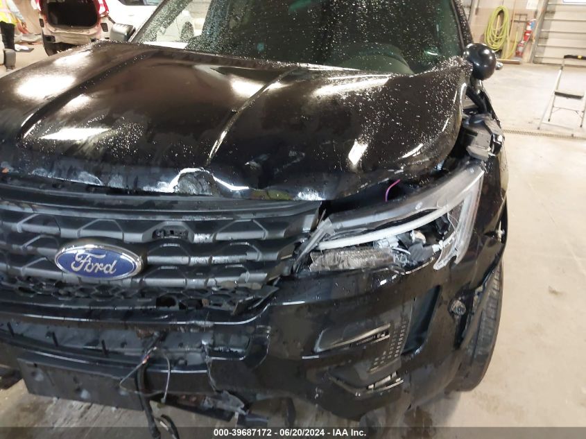 2017 Ford Explorer Police Interceptor VIN: 1FM5K8AR1HGB22831 Lot: 39687172