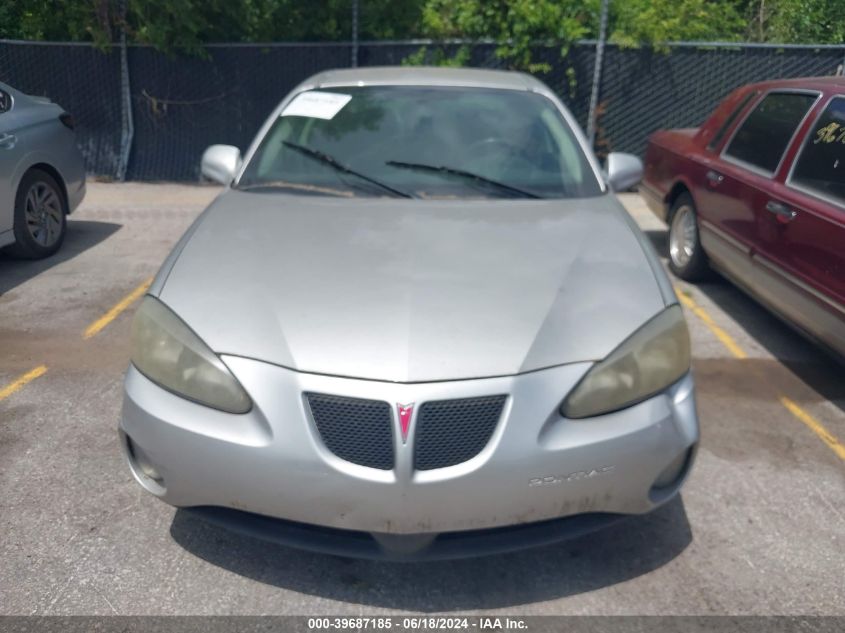 2008 Pontiac Grand Prix VIN: 2G2WP552581134746 Lot: 39687185