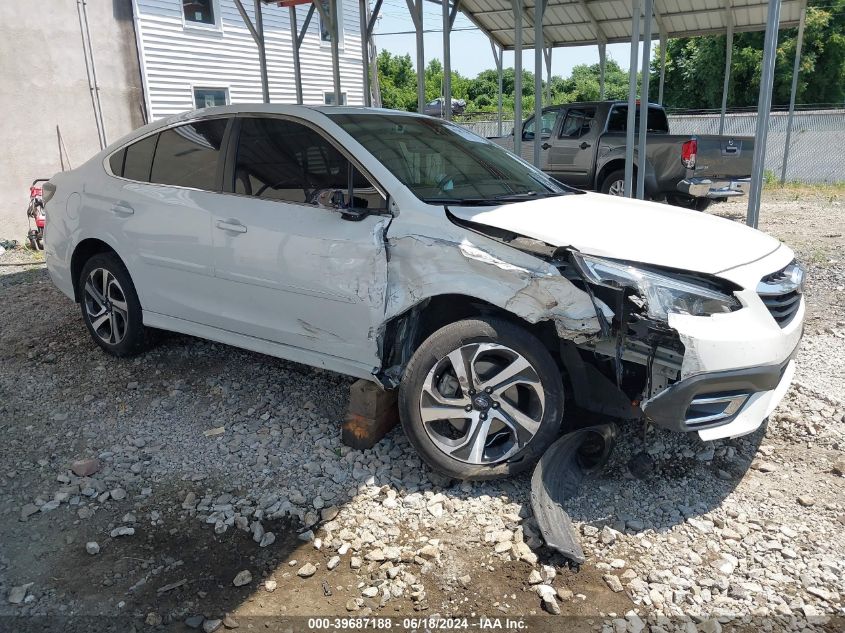 2022 Subaru Legacy Limited VIN: 4S3BWAN60N3027876 Lot: 39687188