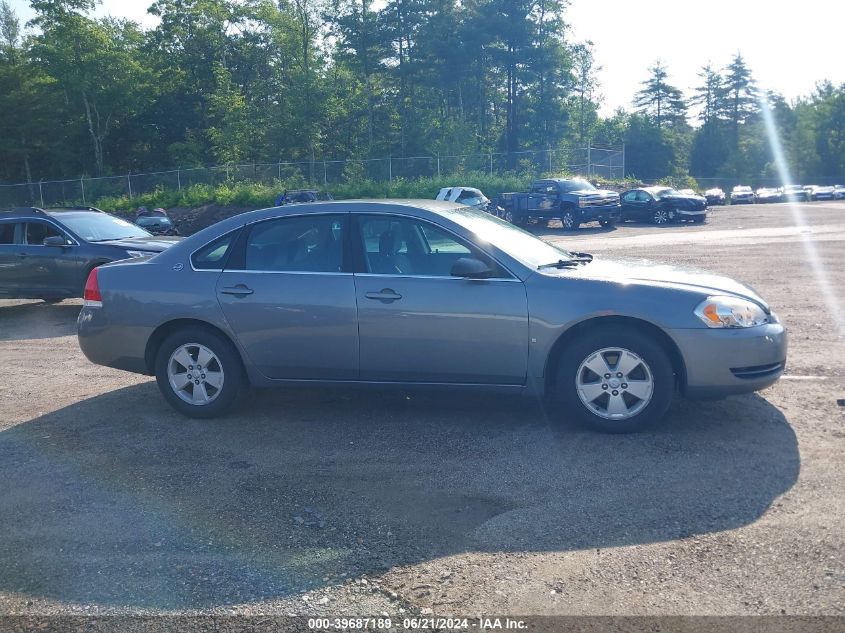 2008 Chevrolet Impala Lt VIN: 2G1WT58N989101661 Lot: 39687189