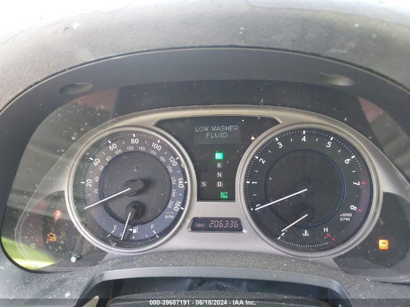 2007 Lexus Is 250 VIN: JTHBK262472029389 Lot: 39687191