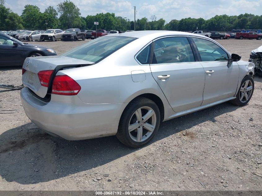 2012 Volkswagen Passat 2.5L Se VIN: 1VWBP7A35CC070289 Lot: 39687192