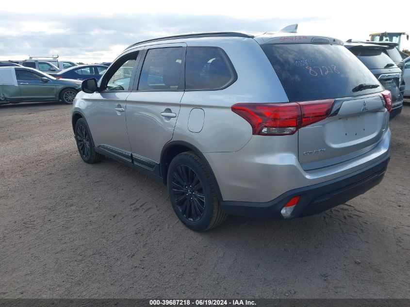 2020 Mitsubishi Outlander Se/Sel/Le VIN: JA4AD3A3XLJ000423 Lot: 39687218