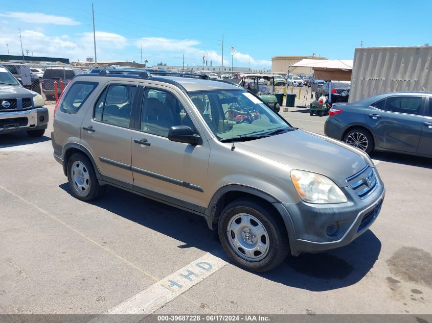 2005 Honda Cr-V Lx VIN: JHLRD685X5C012891 Lot: 39687228