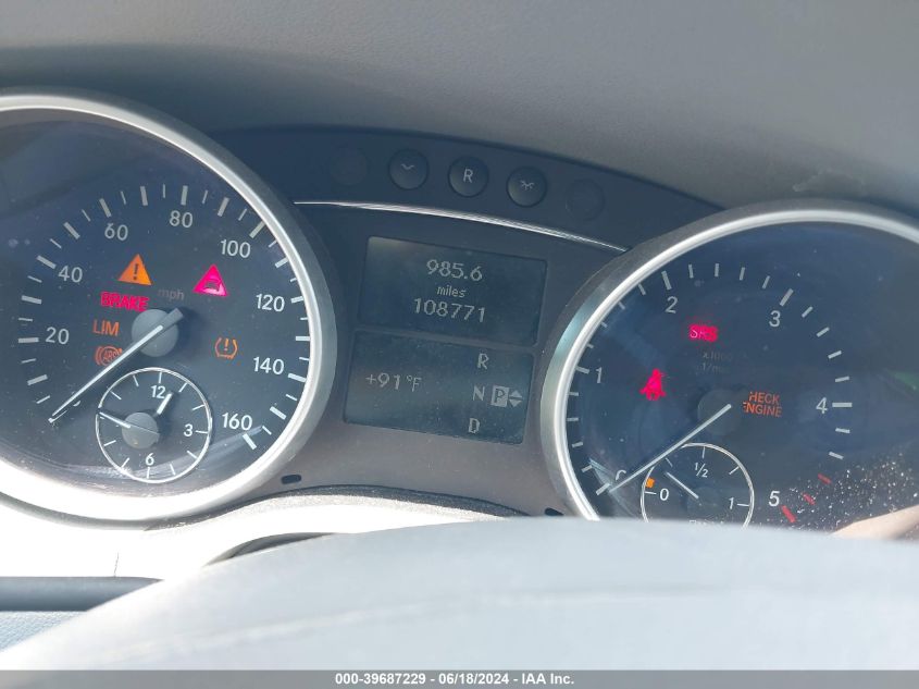 2007 Mercedes-Benz Ml 320 Cdi 4Matic VIN: 4JGBB22E37A201303 Lot: 39687229