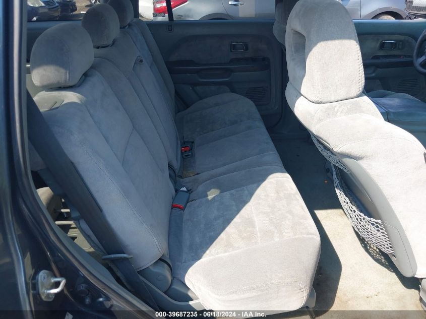 2005 Honda Pilot Ex VIN: 2HKYF184X5H536348 Lot: 39687235